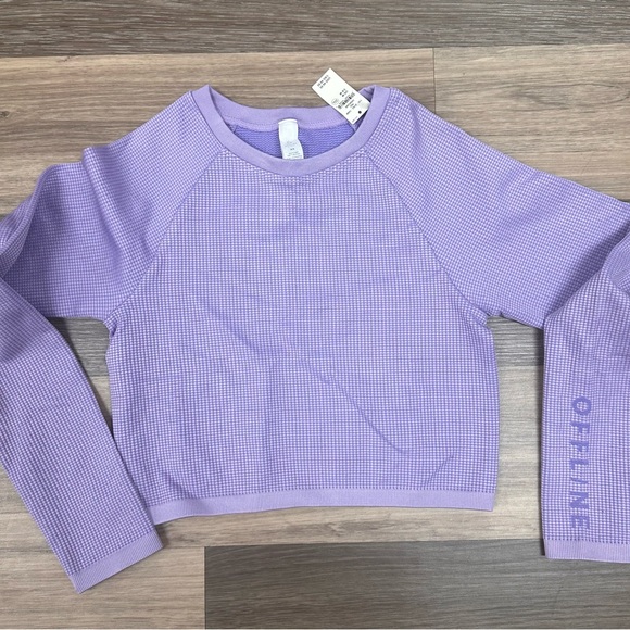 OFFLINE by Aerie M too NWT PURPLE - Picture 6 of 6